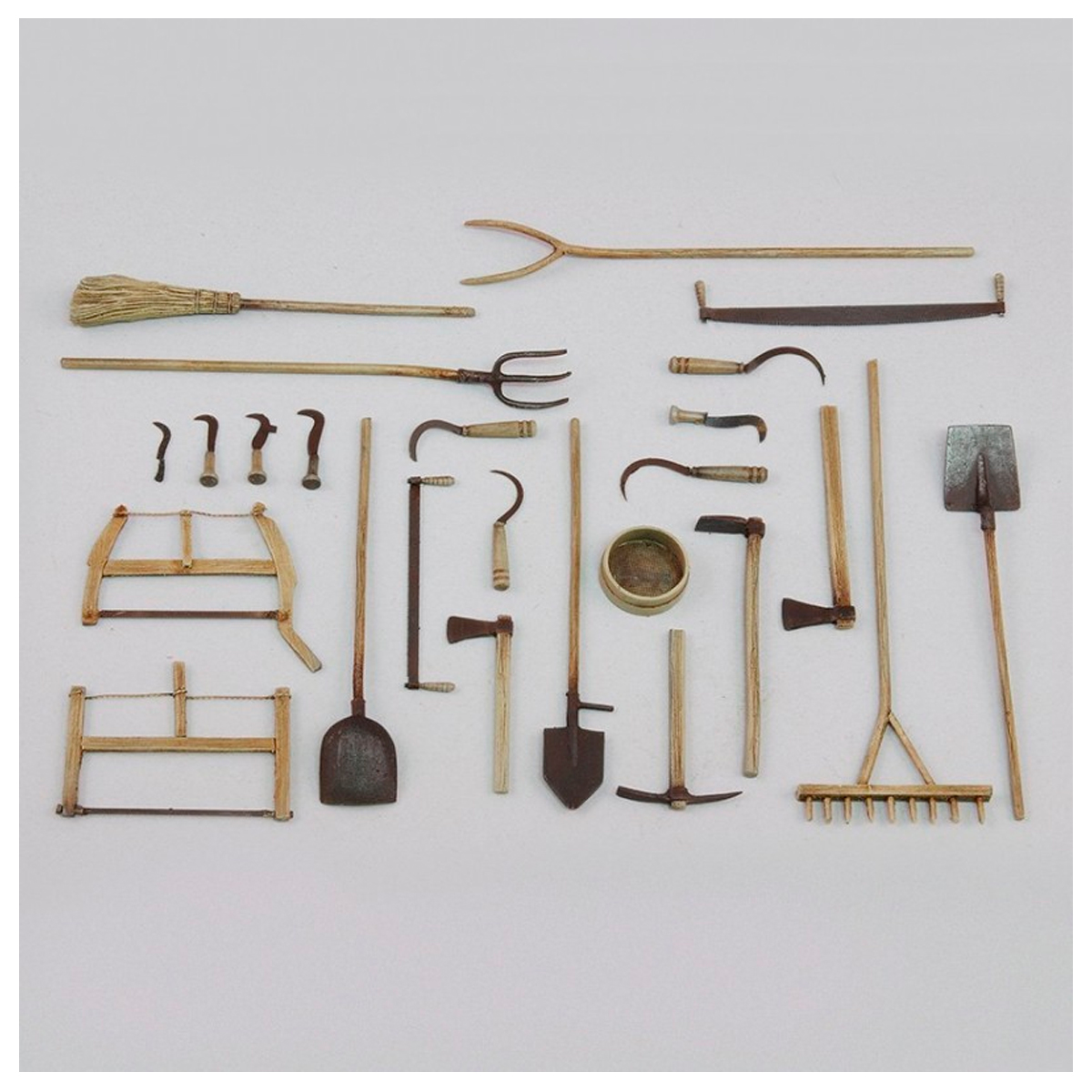 ak-interactive-assorted-farm-tools-1-35-set-attrezzi-agricoli image 1