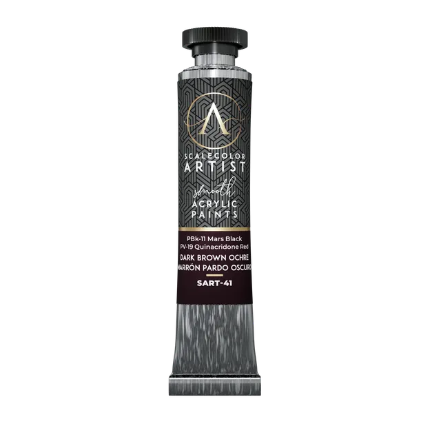 scale75-dark-brown-ochre-20ml-pittura-acrilica-cremosa-premium-scalecolor image 1