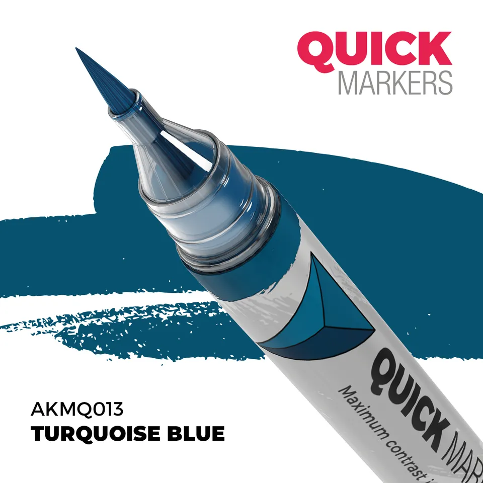 ak-interactive-azul-turquesa-quick-marker-per-modellismo image 1