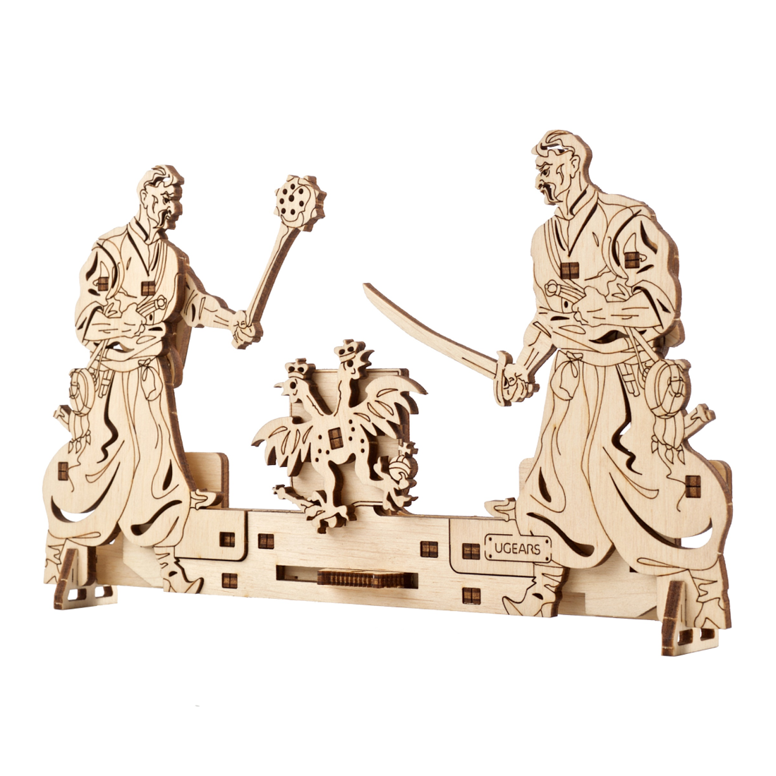 ugears-the-centuries-old-battle-for-freedom-mini-modello-legno-3d image 2