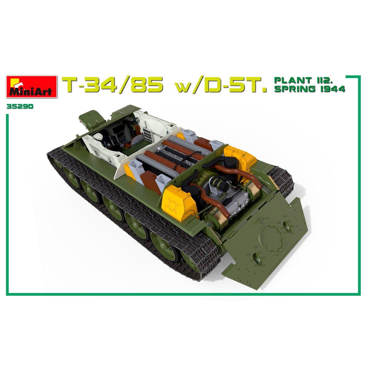 ak-interactive-1-35-t-34-85-con-d-5t-plant-112-primavera-1944-kit-con-interni-2 image 7
