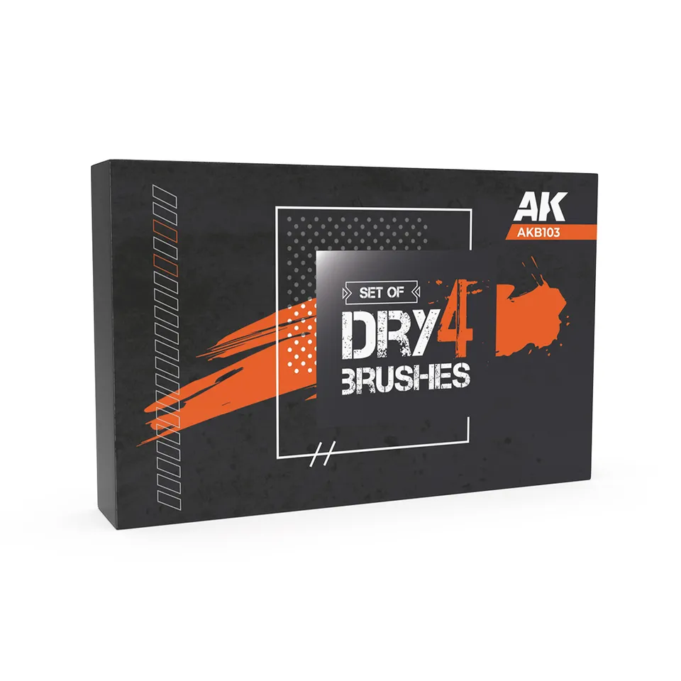 ak-interactive-set-di-pennelli-dry-brush-set-per-drybrushing-modellismo image 1