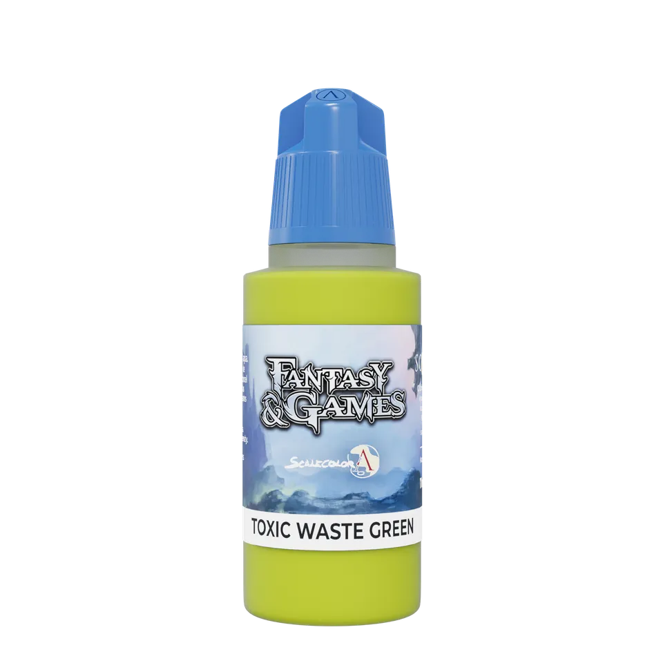 scale75-scalecolor-toxic-waste-green-colore-acrilico-satinato-17ml-per-wargames image 1