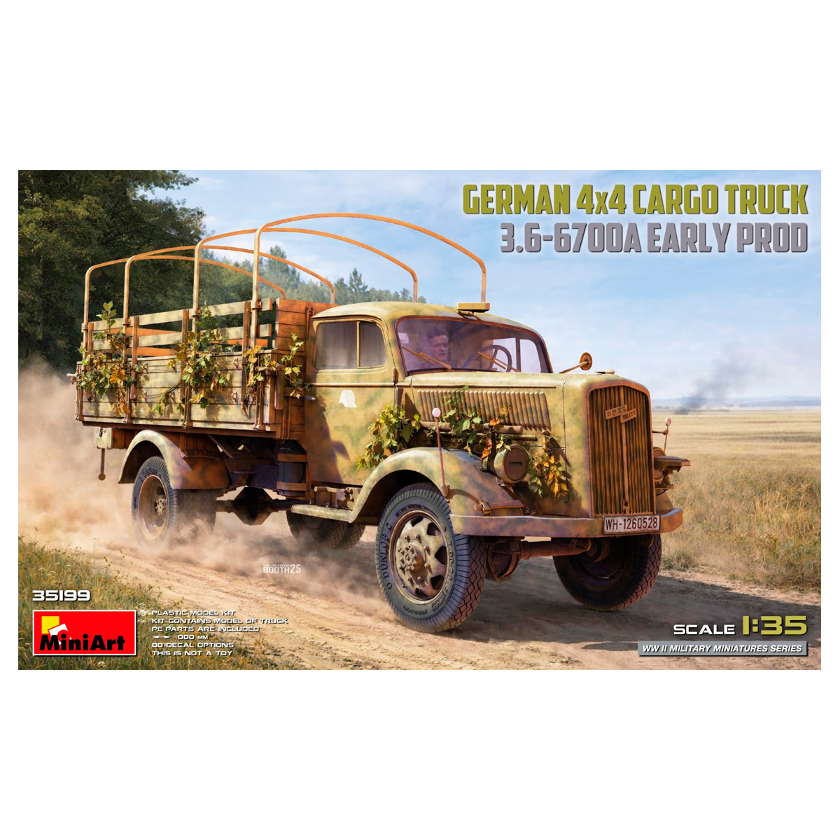ak-interactive-1-35-german-3t-4x4-cargo-truck-3-6-6700a-early-prod-kit-modellino image 1