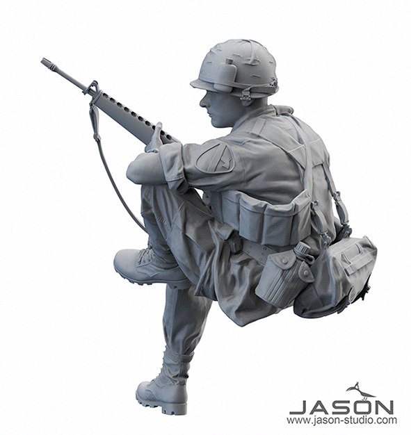 ak-interactive-figura-soldato-fanteria-u-s-army-scala-1-16 image 4