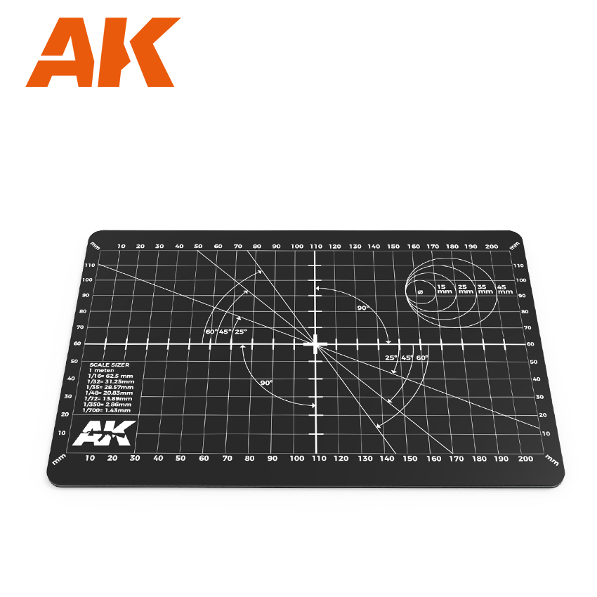 ak-interactive-double-sided-cutting-mat-a5-tagliere-da-modellismo image 2
