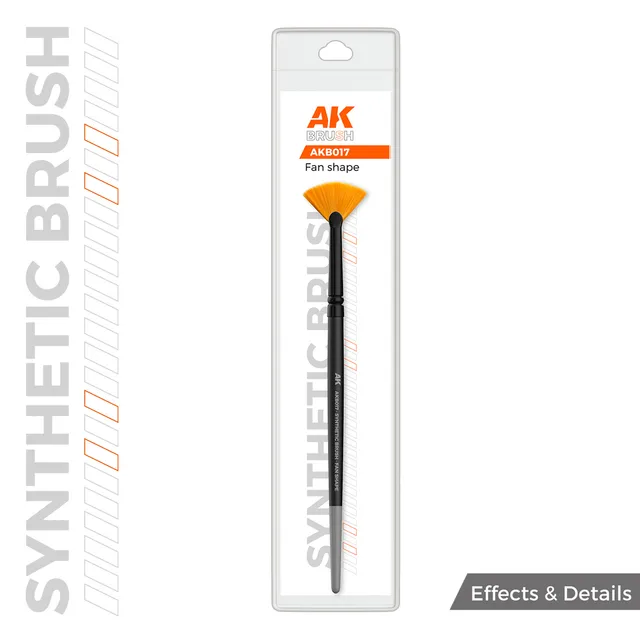 ak-interactive-ak-synthetic-brush-fan-shape-pennello-sintetico-a-ventaglio image 1