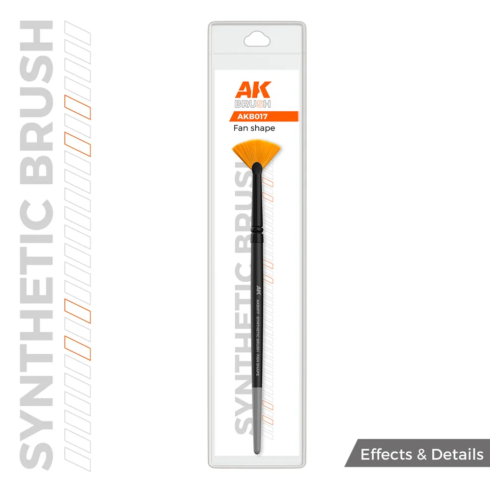 ak-interactive-ak-synthetic-brush-fan-shape-pennello-sintetico-a-ventaglio image 1