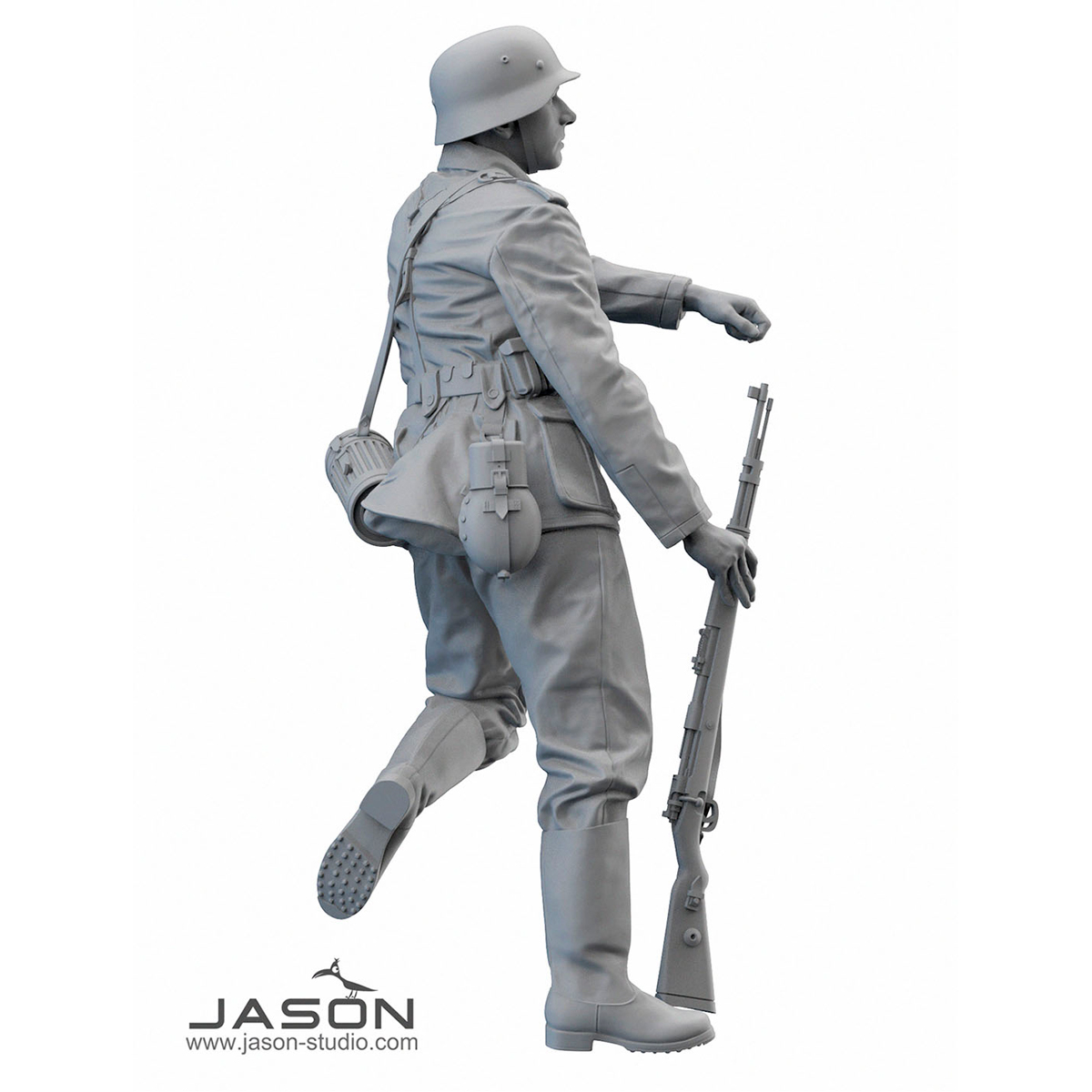 ak-interactive-fante-tedesco-wwii-figura-in-scala-1-16 image 4