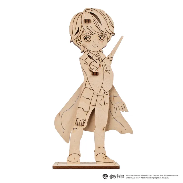 ugears-ronald-weasley-modellino-3d-da-colorare-in-legno-harry-potter image 1