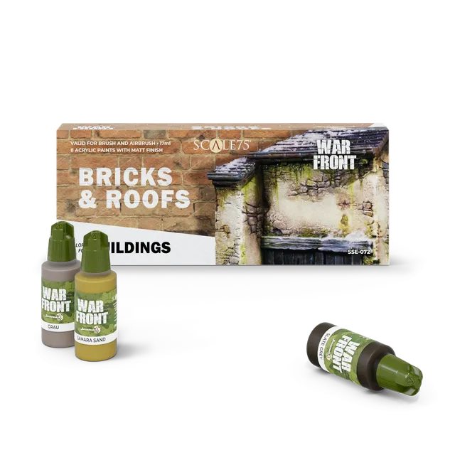 scale75-bricks-roofs-warfront-set-8-pitture-acriliche-opache image 1