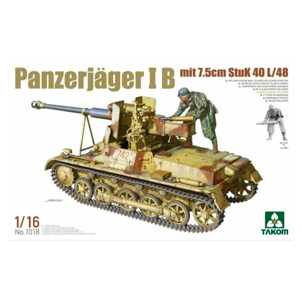 ak-interactive-panzerj-ger-ib-mit-7-5cm-stuk-40-l-48-scala-1-16 image 1