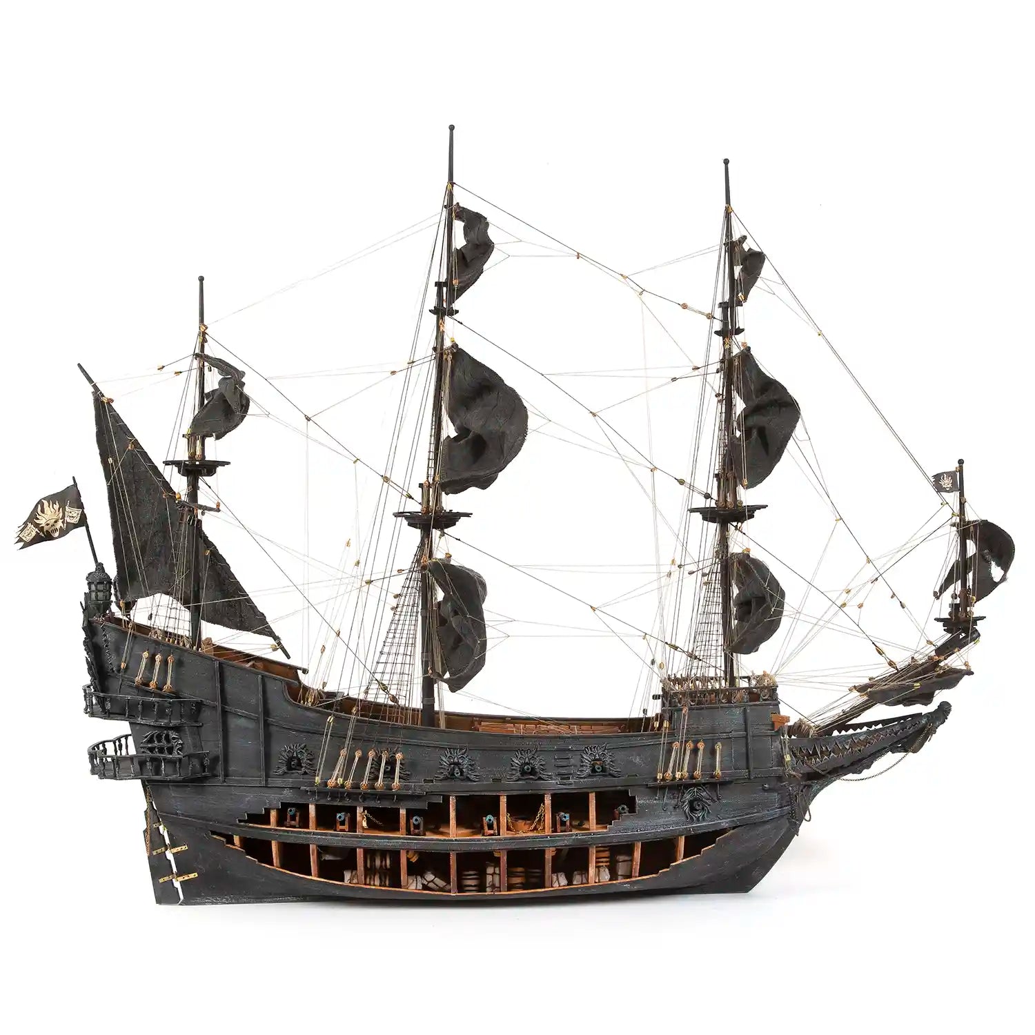 occre-l-olandese-volante-kit-modellino-nave-500-pezzi-con-vele-e-base image 2