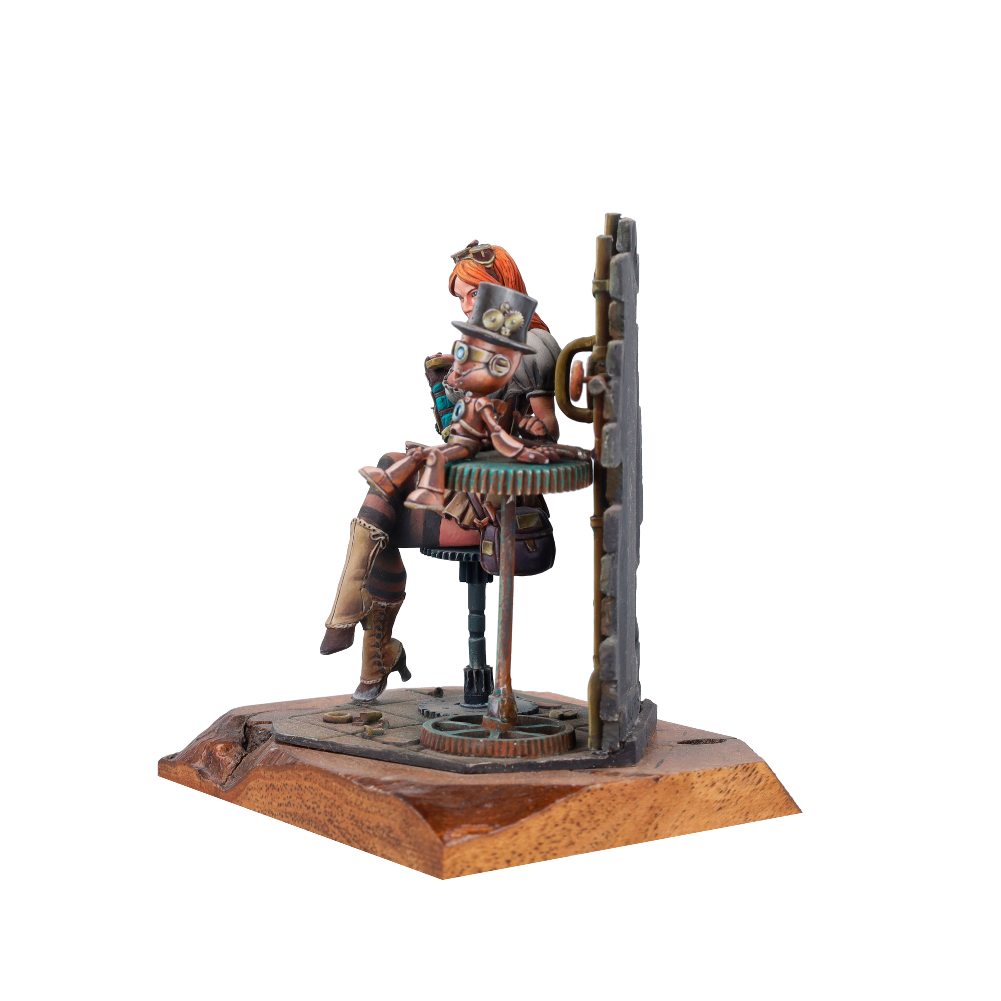 scale75-ilsa-s-mech-lab-miniatura-75mm-steam-wars-in-resina-e-metallo-bianco-da- image 8