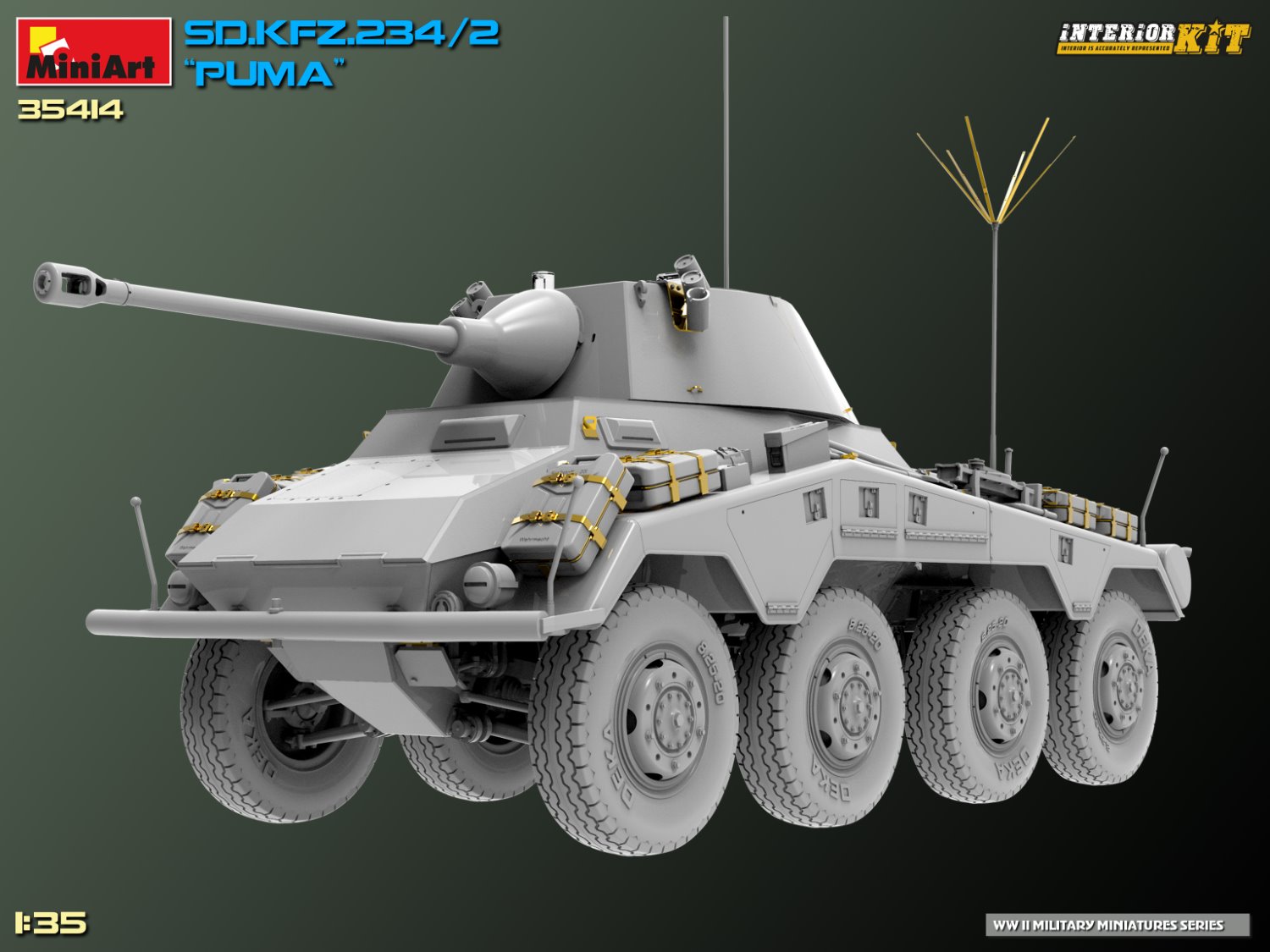 ak-interactive-sd-kfz-234-2-puma-interior-kit-modellismo-1-35 image 6