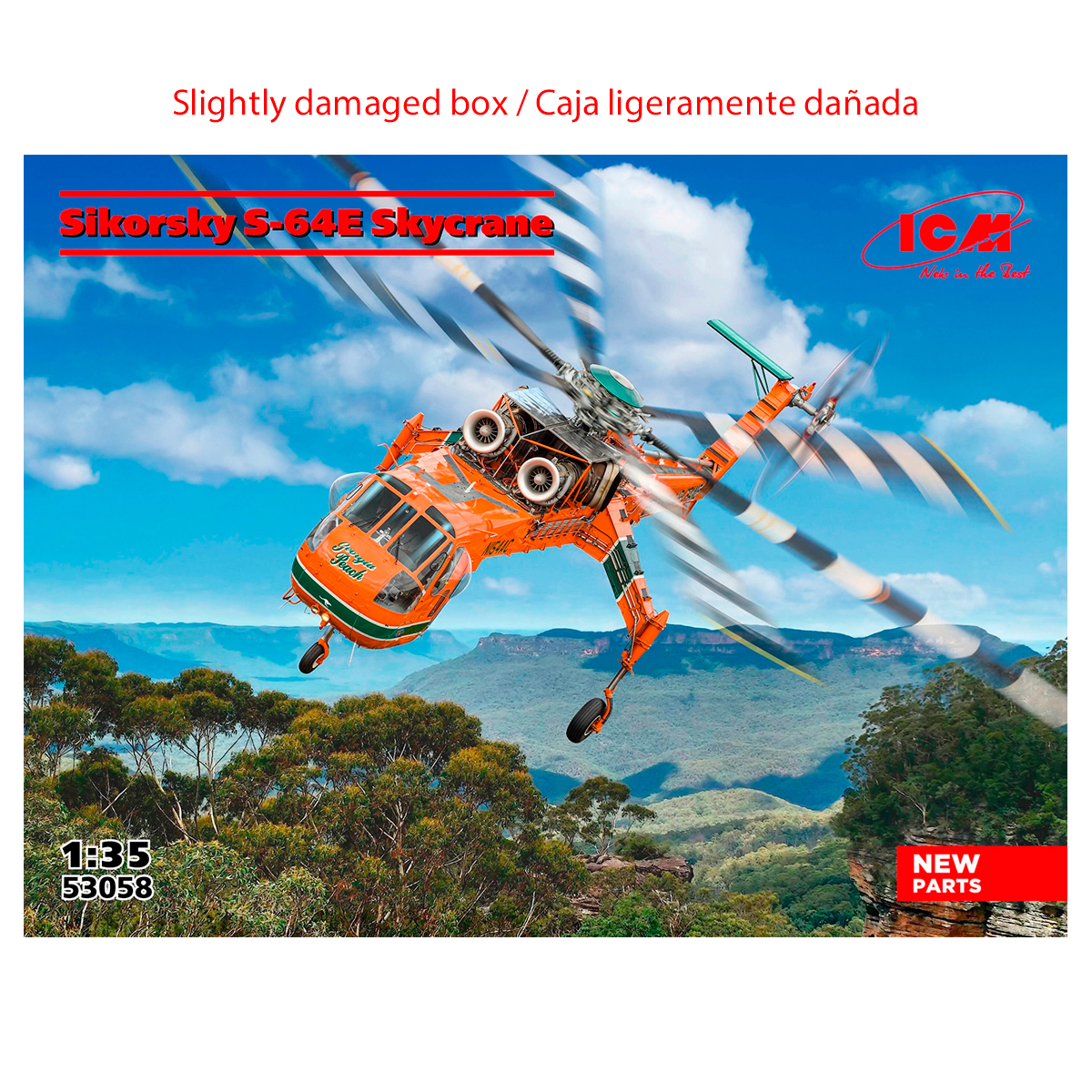 ak-interactive-1-35-sikorsky-s-64e-skycrane-scatola-leggermente-danneggiata image 1