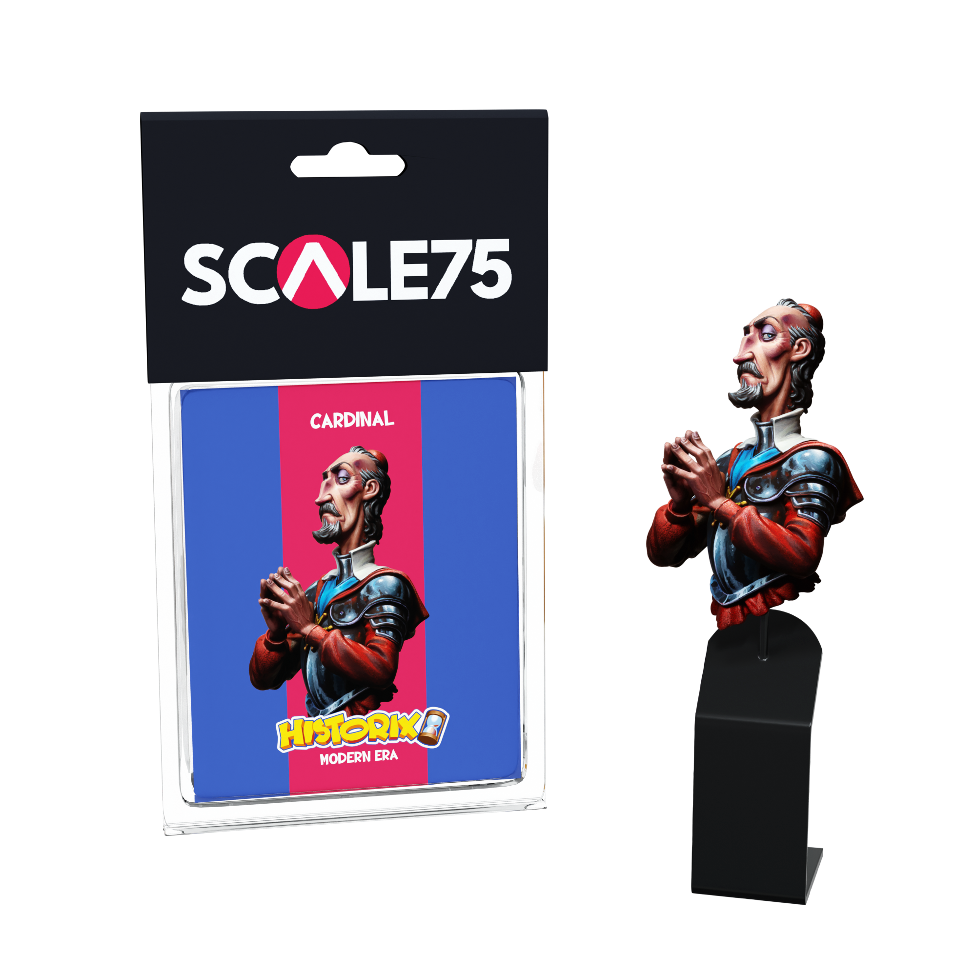 scale75-cardinal-busto-1-12-in-resina-di-alta-qualit-da-dipingere image 1