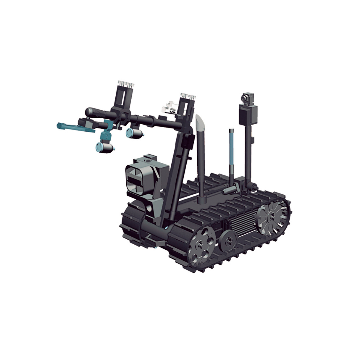 ak-interactive-talon-eod-tactical-robot-1-35-modello-kit-robotico image 2