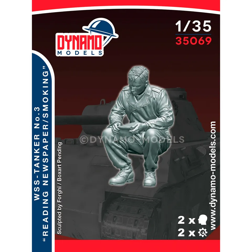 ak-interactive-1-35-wss-panther-crew-no-3-reading-newspaper-smoking-figurino-equ image 1