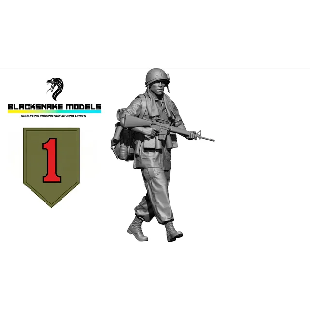 ak-interactive-1-35-soldato-usa-big-red-one-guerra-del-vietnam-04-kit-di-modelli image 1