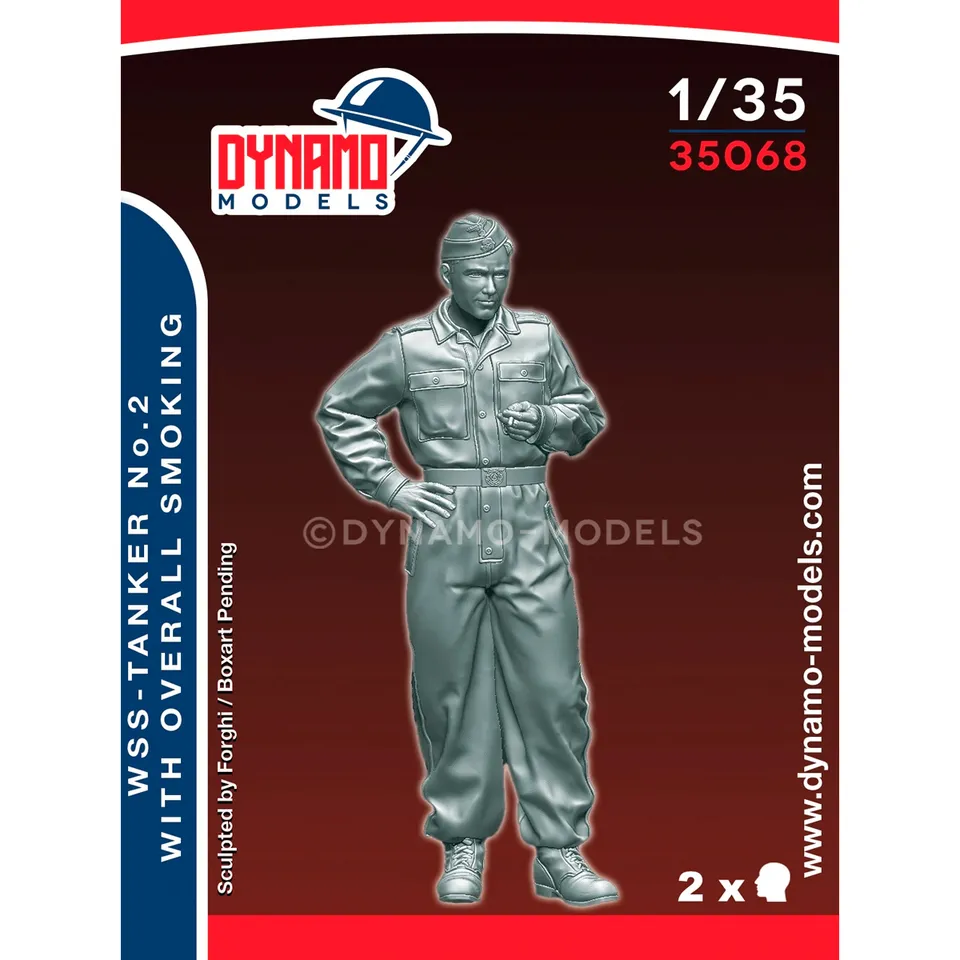 ak-interactive-1-35-wss-panther-crew-no-2-smoking-figura-carrista image 1