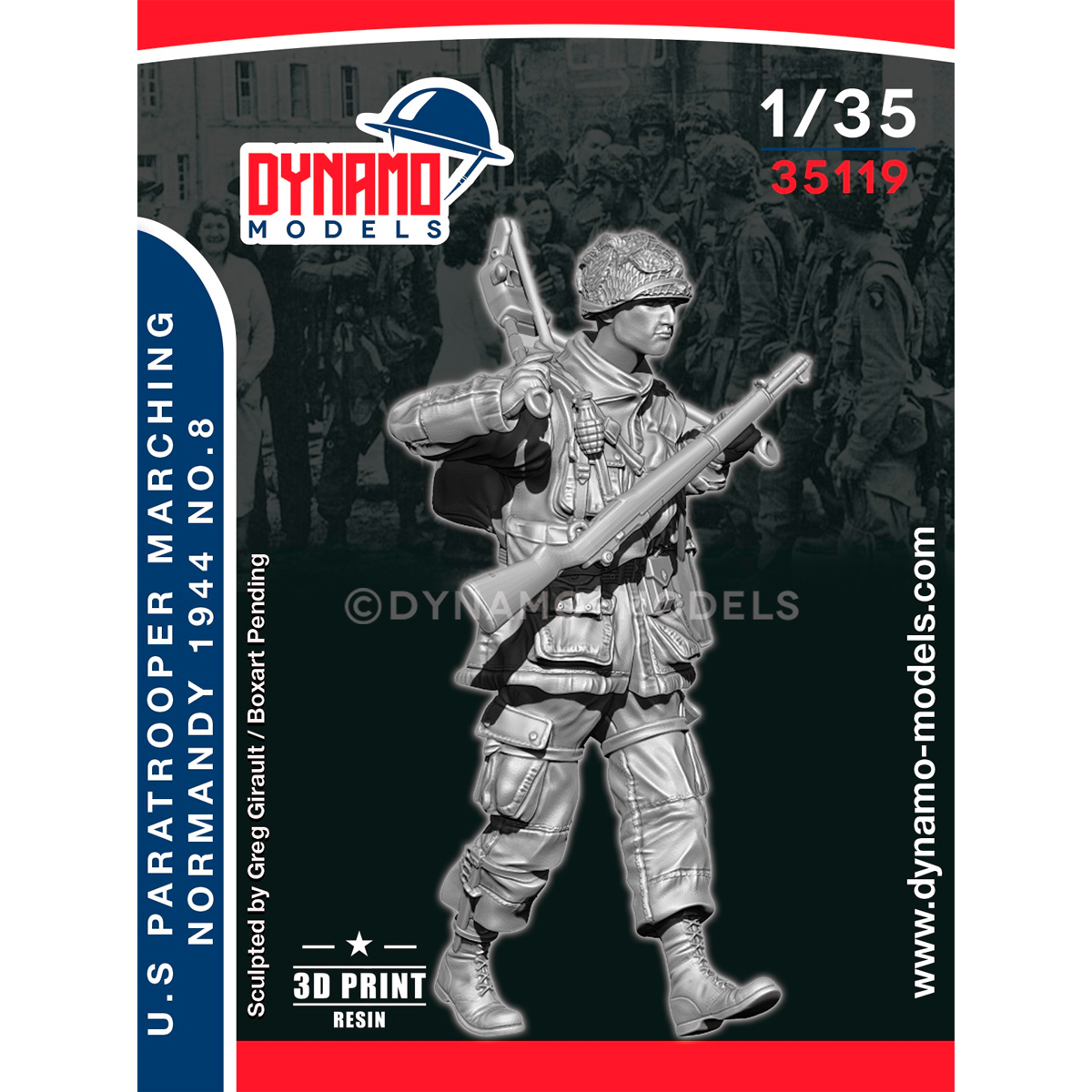 ak-interactive-1-35-u-s-paratrooper-mg-tripod-marching-normandy-1944-no-8-kit-fi image 1