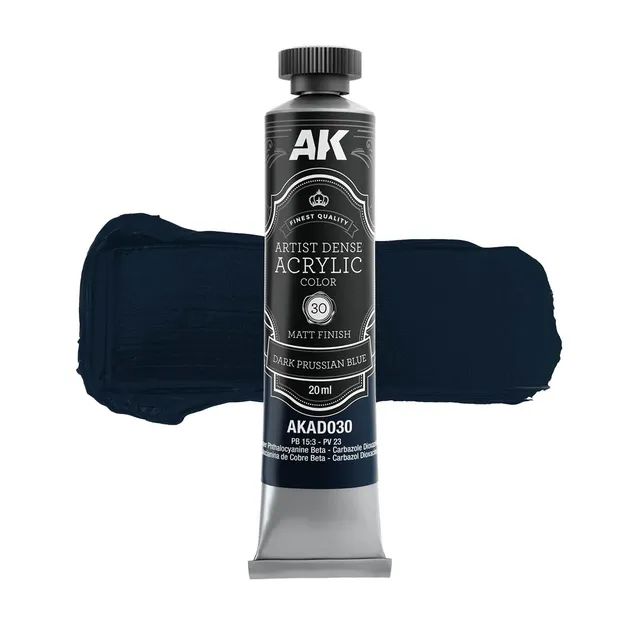 ak-interactive-azul-prusia-oscuro-colore-acrilico-denso-artistico image 1
