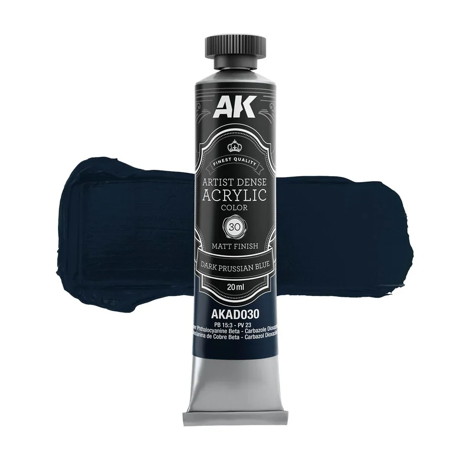 ak-interactive-azul-prusia-oscuro-colore-acrilico-denso-artistico image 1