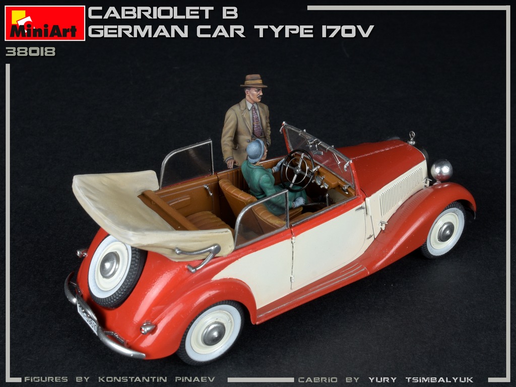 ak-interactive-1-35-cabriolet-b-german-car-type-170v-kit-modellismo-auto-tedesca image 5