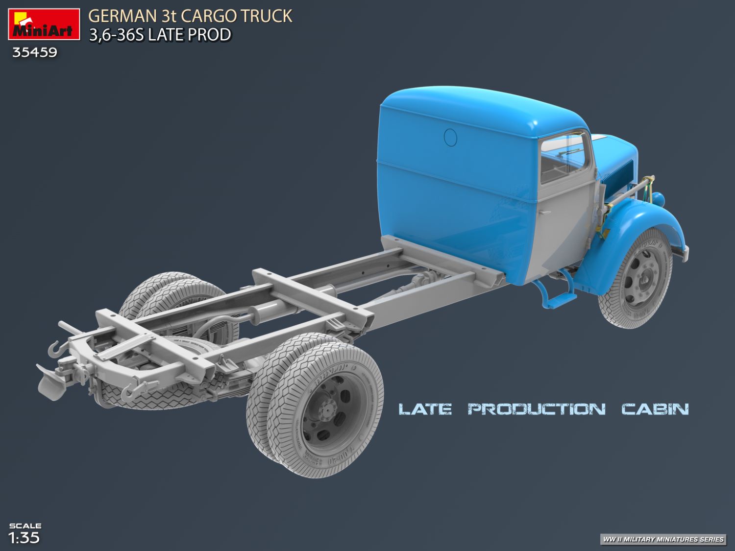 ak-interactive-1-35-german-3t-cargo-truck-3-6-36s-late-prod-kit-camion-modellism image 8