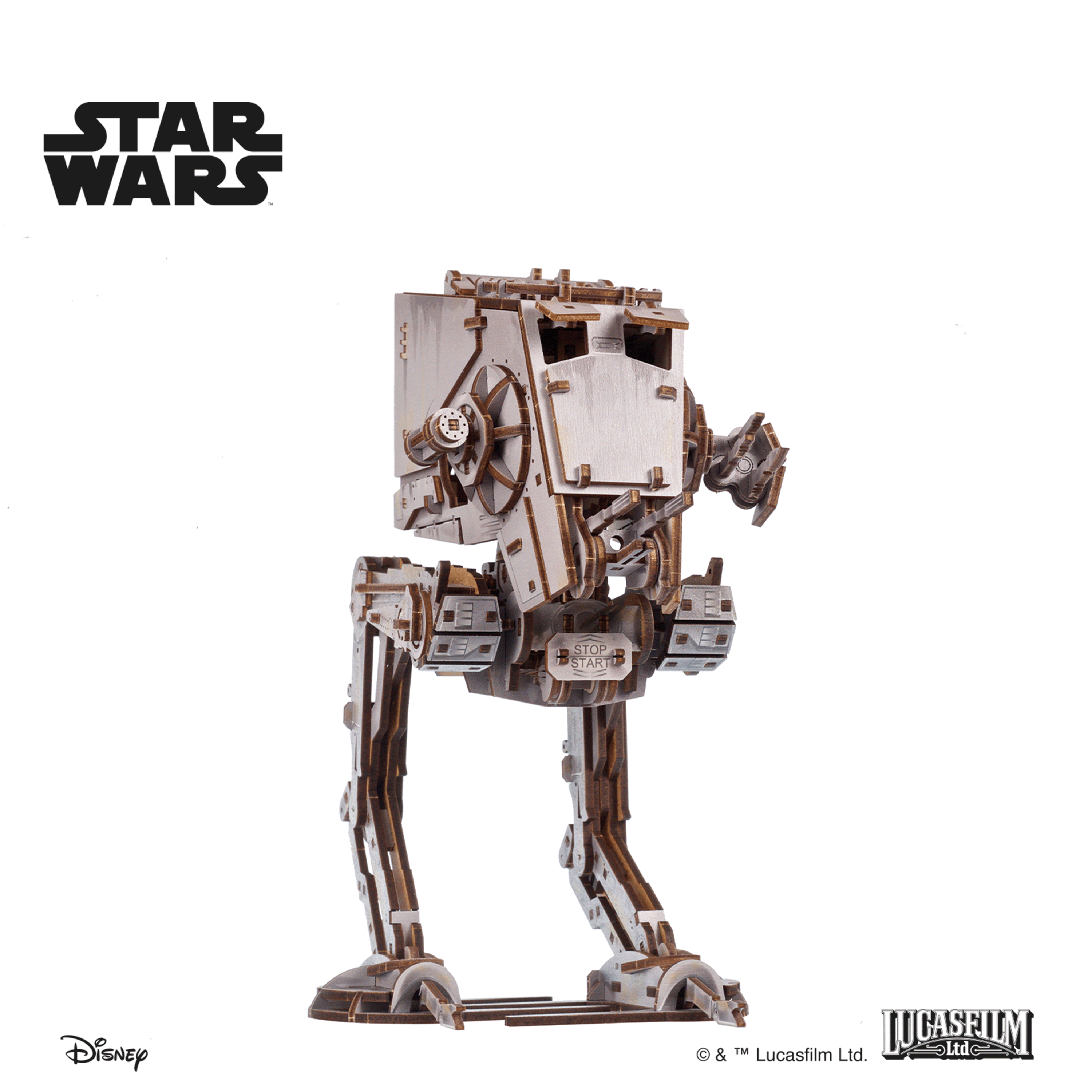 ugears-at-st-walker-star-wars-kit-modellismo-legno-a-molla image 4