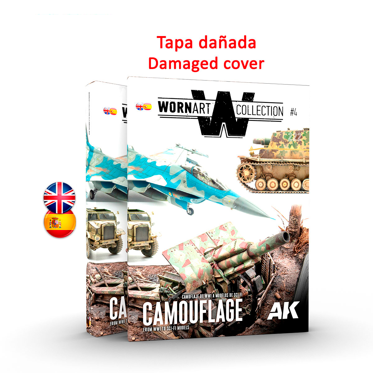 ak-interactive-worn-art-collection-issue-04-camouflage-copertina-danneggiata image 1