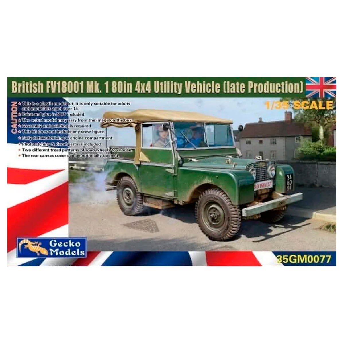ak-interactive-british-fv18001-mk-1-80in-4x4-late-1-35-kit-di-modellismo image 1