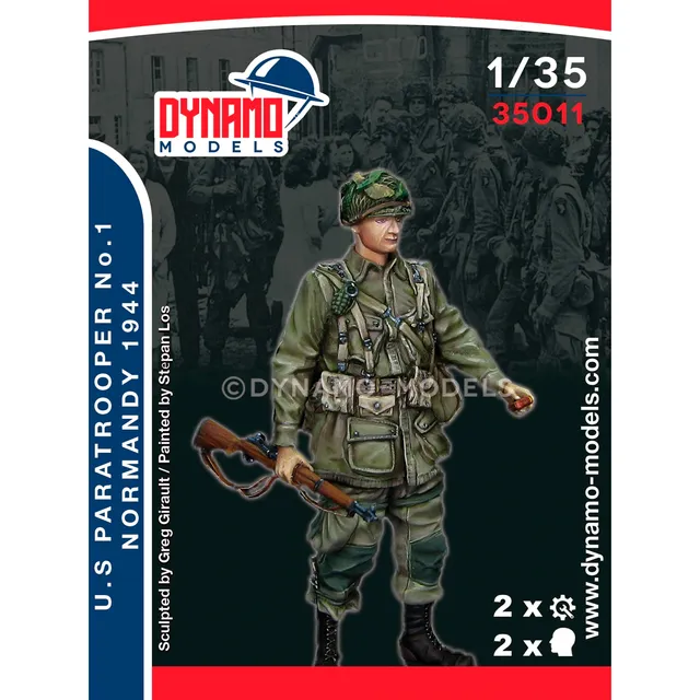 ak-interactive-1-35-u-s-paratrooper-no-1-normandy-1944 image 1