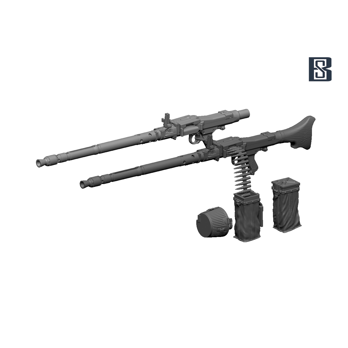 ak-interactive-german-mg34-panzerlauf-1-35-set-4-cannaie-per-carri-armati-2-tipi image 4