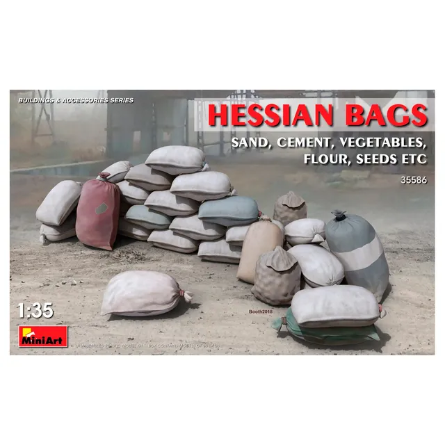 ak-interactive-1-35-hessian-bags-sacchi-in-iuta-per-diorama-sabbia-cemento-verdu image 1