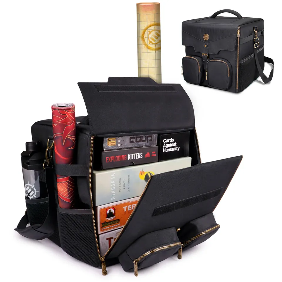 enhance-borsa-a-tracella-da-tavolo-porta-giochi-rinforzato-con-tasche-accessori image 1