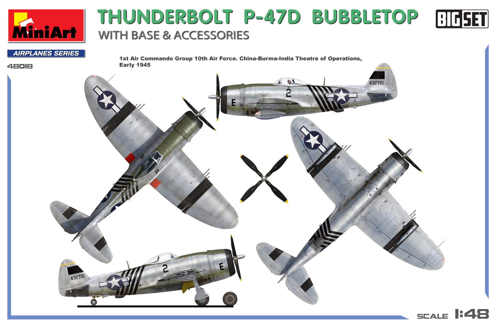 ak-interactive-1-48-thunderbolt-p-47d-bubbletop-big-set-con-base-e-accessori-kit image 5