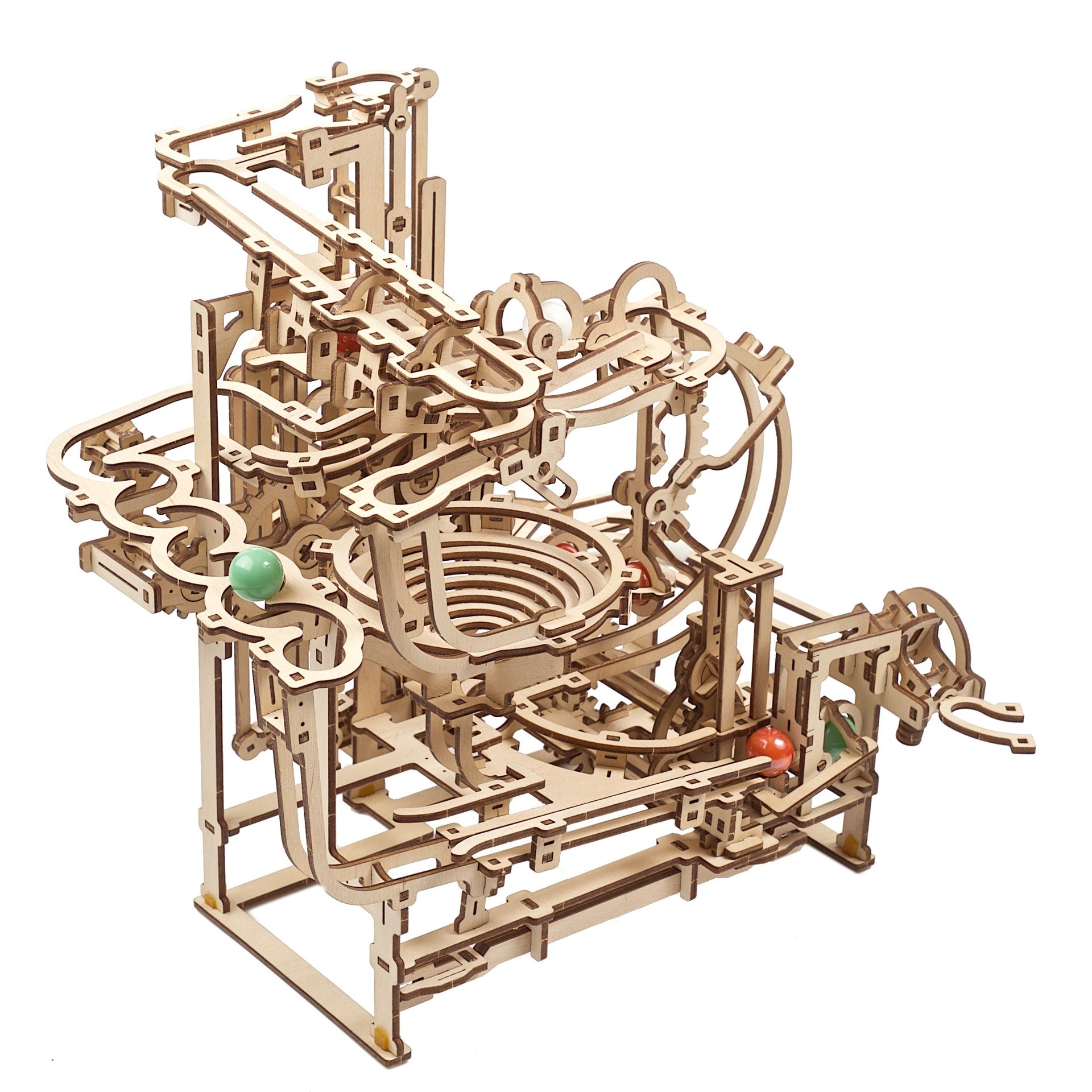 ugears-marble-run-stepped-hoist-pista-per-biglie-modulare-in-legno-da-costruire image 3
