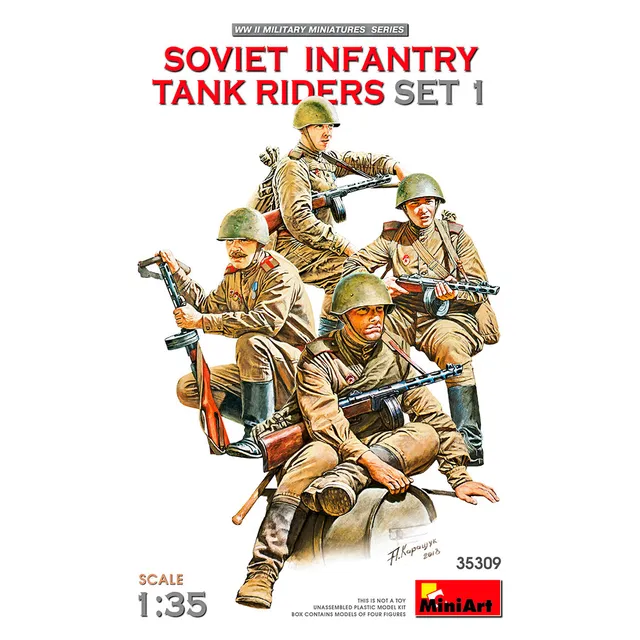 ak-interactive-1-35-soviet-infantry-tank-riders-set-1-figurini-per-diorami-in-sc image 1