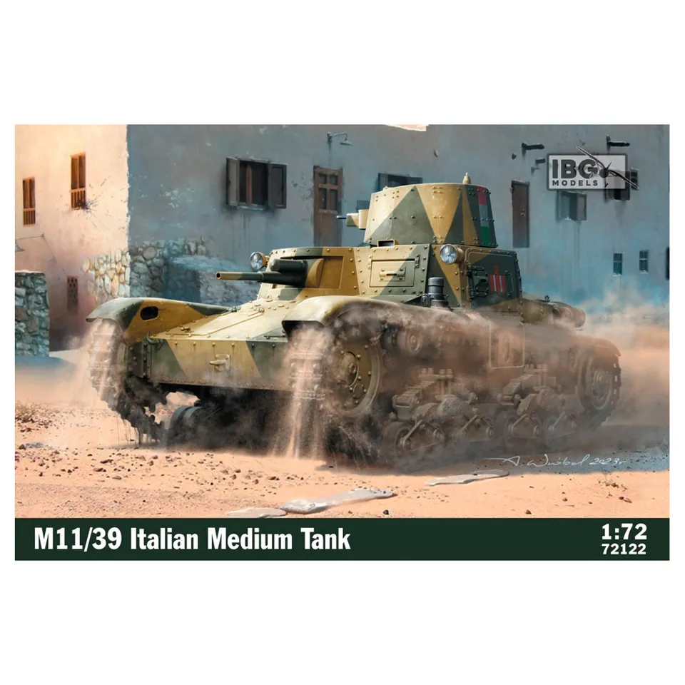 ak-interactive-m11-39-italian-tank-1-72-kit-di-modellismo-carro-armato image 1