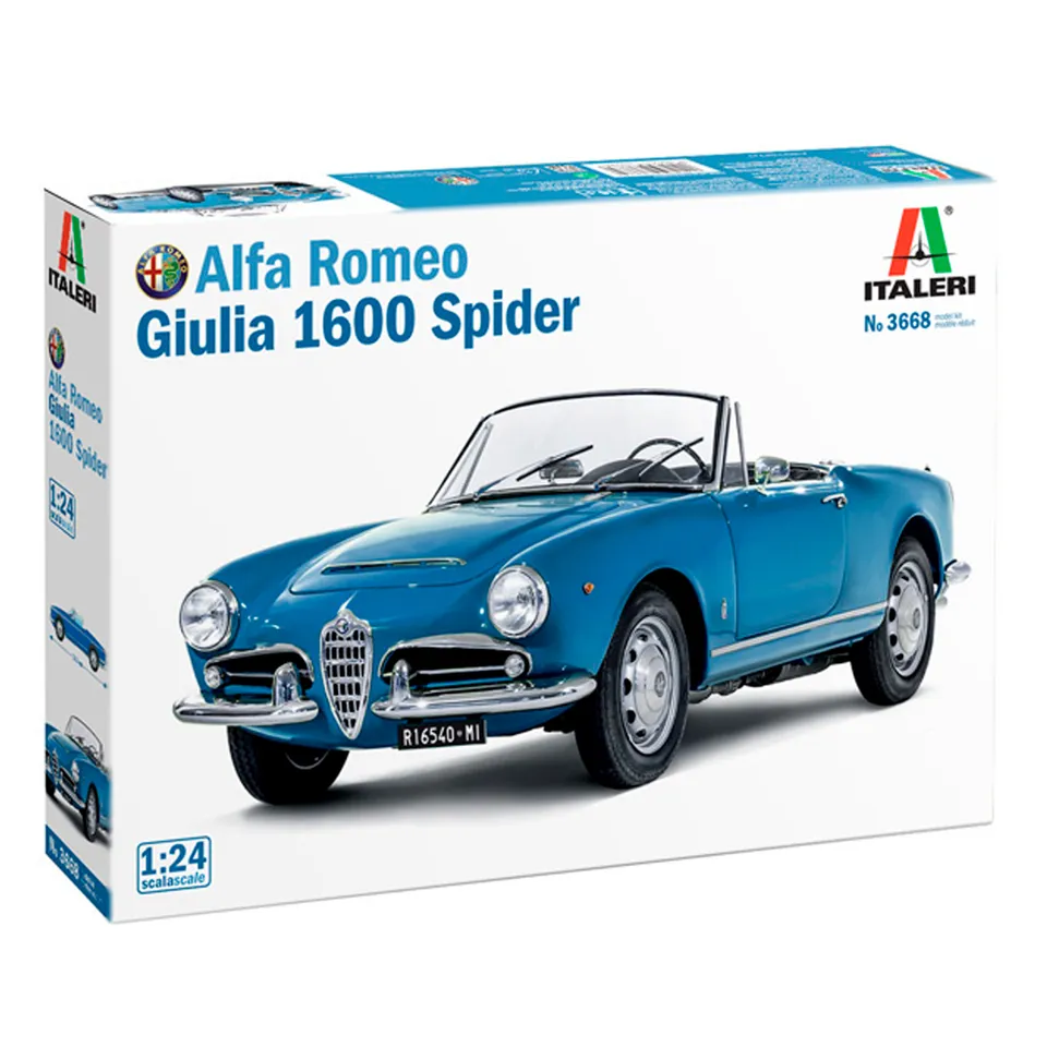 ak-interactive-1-24-alfa-romeo-giulia-1600-spider-kit-di-modellismo-da-costruire image 1