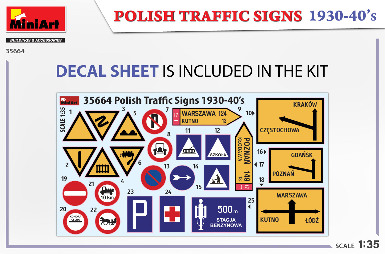 ak-interactive-1-35-polish-traffic-signs-1930-40-s-cartelli-stradali-polacchi-pe image 2