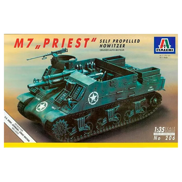 ak-interactive-1-35-m7-priest-self-propelled-howitzer-kit-modellismo-da-costruir image 1