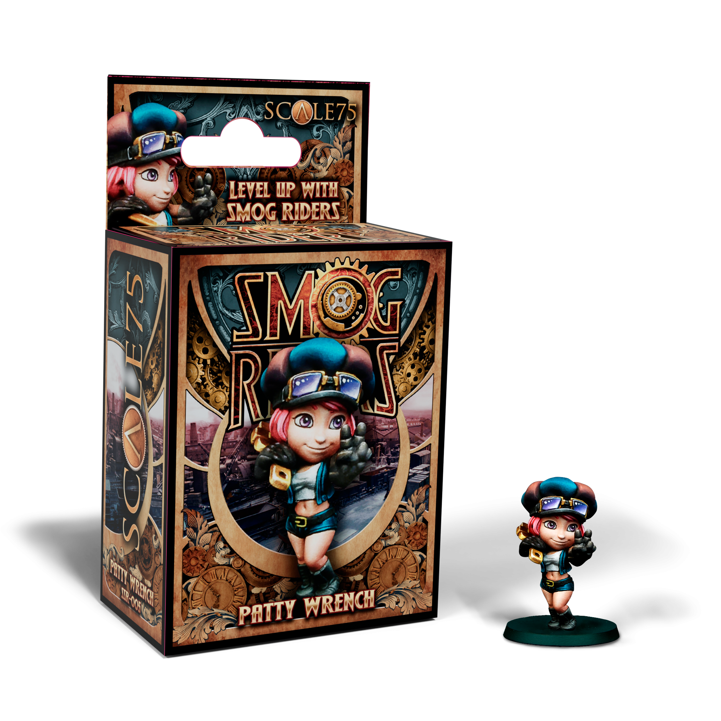 scale75-patty-wrench-the-smog-riders-chibi-miniatura-35mm-in-resina image 1