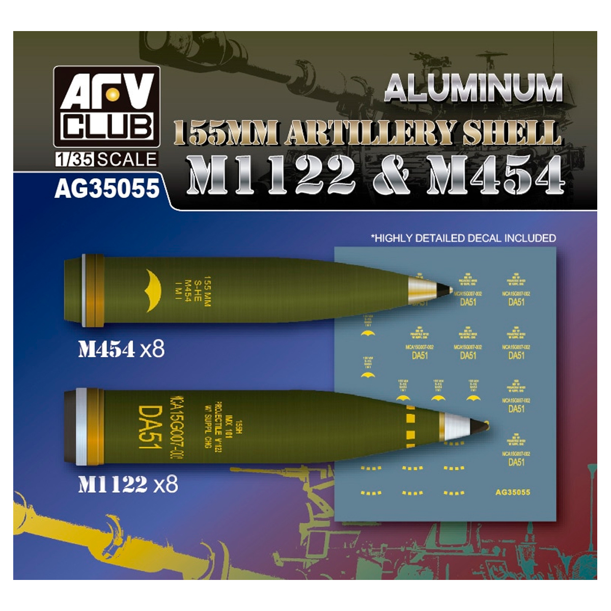 ak-interactive-aluminum-155mm-artillery-shell-m1122-m454-1-35 image 1