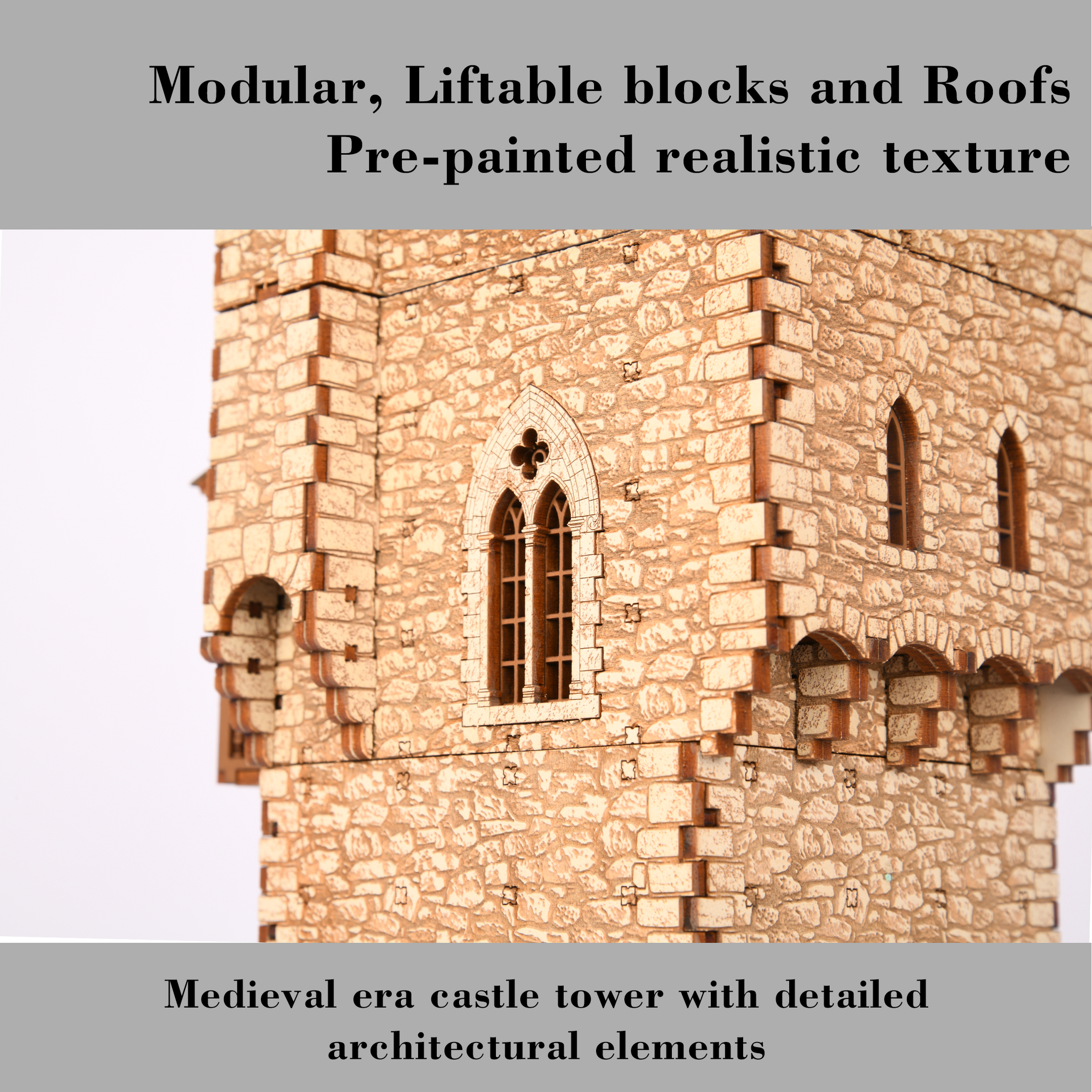 ak-interactive-great-castle-tower-28mm-scale-torre-per-scenari-wargame image 7