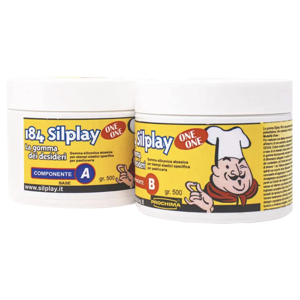 prochima-sillplay-184-30-a-b-gomma-siliconica-alimentare-1-kg image 1