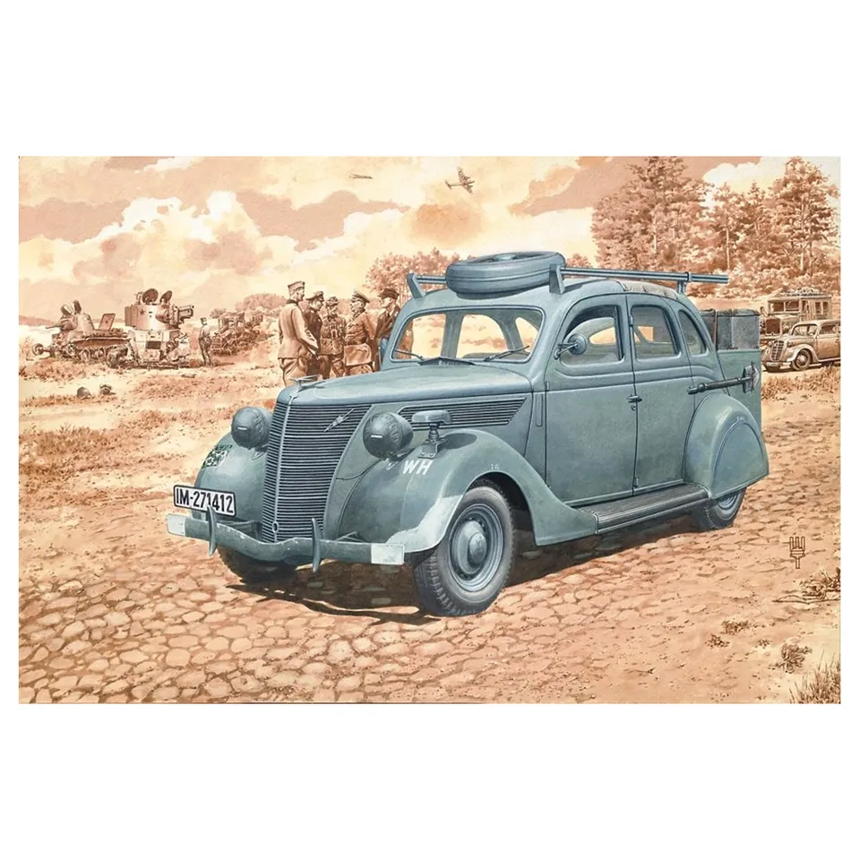 ak-interactive-ford-v8-g81a-funkwagen-1-35-kit-di-modellismo-militare image 1