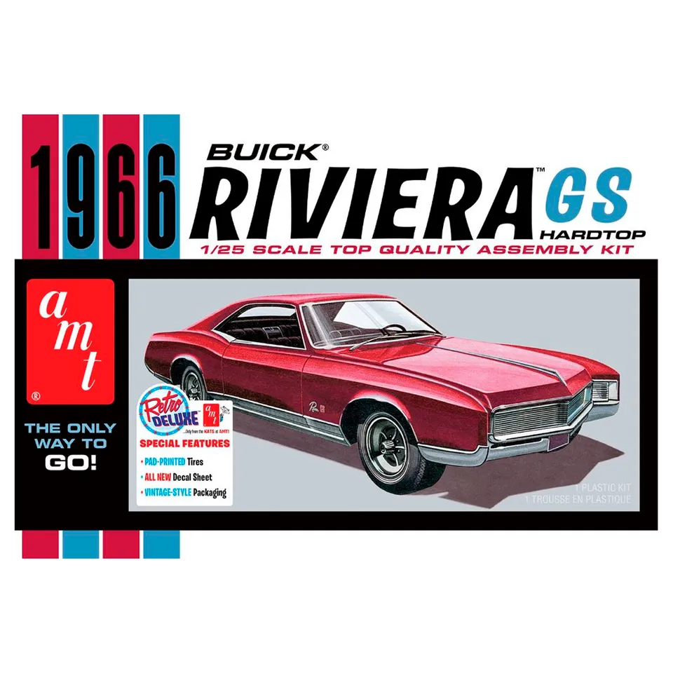 ak-interactive-1-25-1966-buick-riviera-gs-hardtop-kit-modellismo-auto-da-costrui image 1